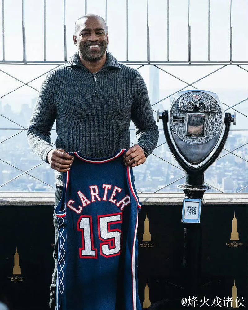 卡特感慨篮网退役球衣:梦想实现 感恩不已 卡特感慨篮网退役球衣:梦想实现 感恩不已